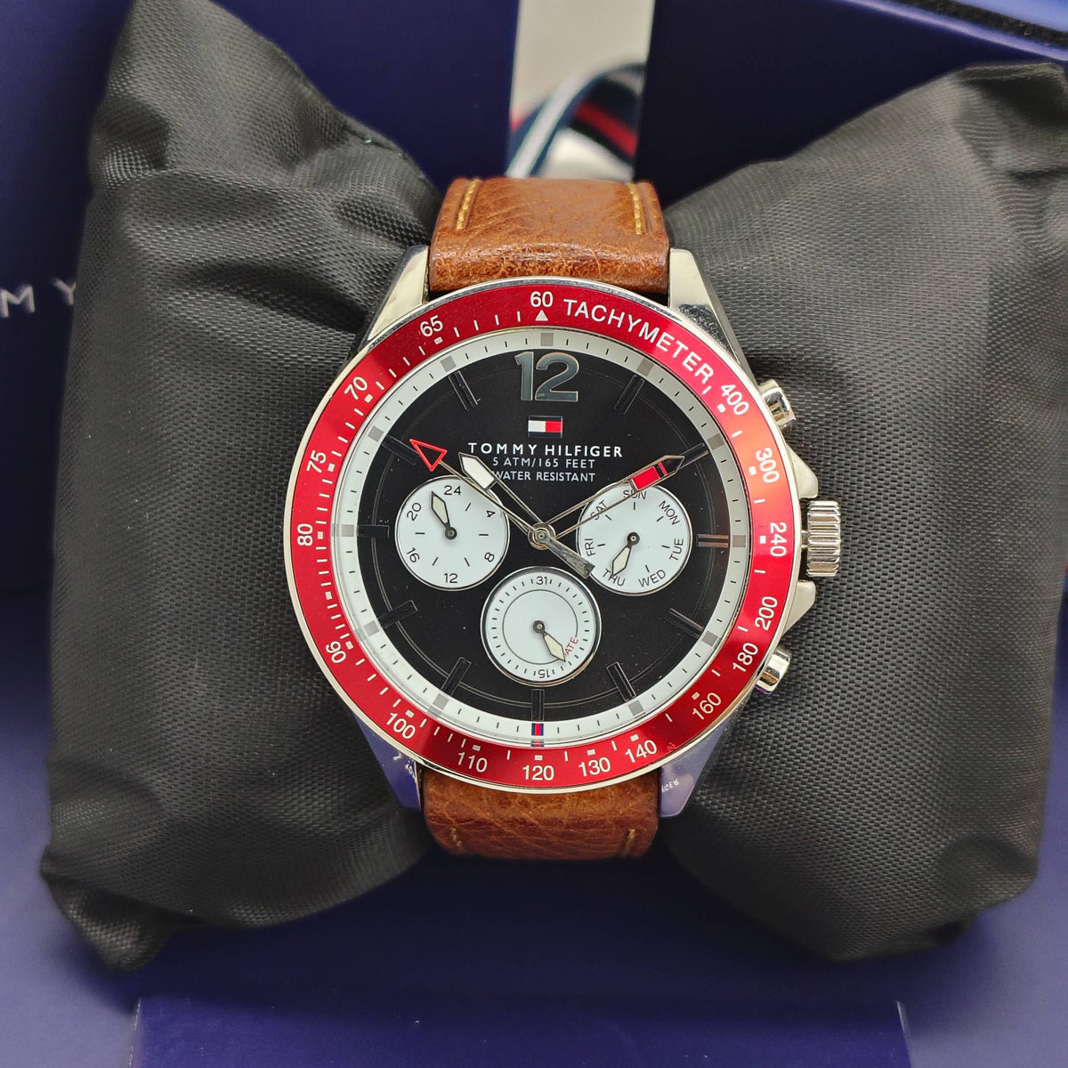 Tommy Hilfiger – Original - Cosmo graph  – Leather Strap – 46mm - Men's Watch.