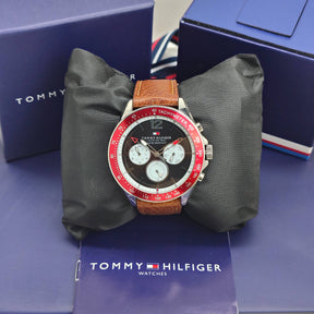 Tommy Hilfiger – Original - Cosmo graph  – Leather Strap – 46mm - Men's Watch.