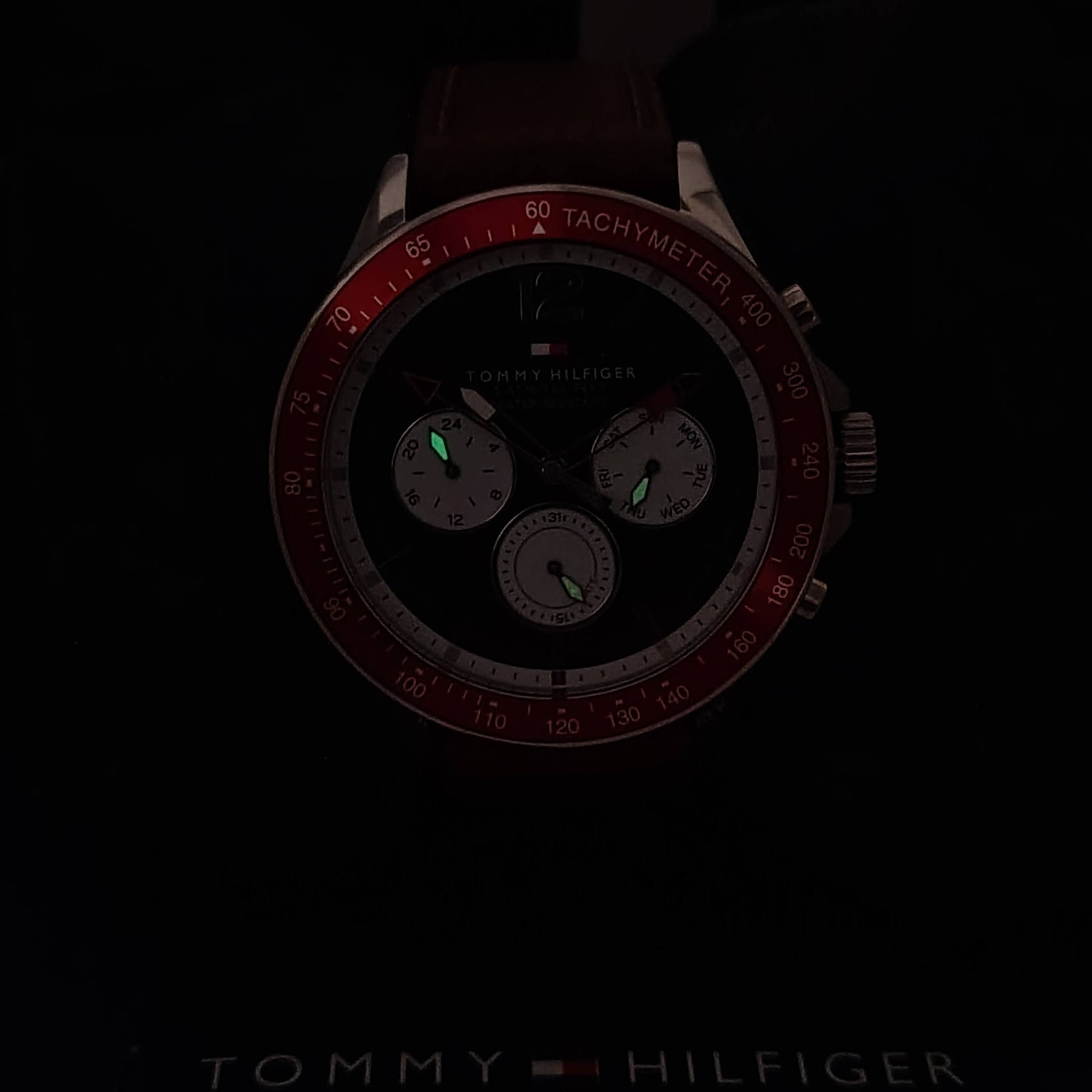 Tommy Hilfiger – Original - Cosmo graph  – Leather Strap – 46mm - Men's Watch.