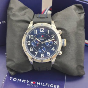 Tommy Hilfiger – Original - Cosmo graph  – Leather Strap – 46mm - Men's Watch.