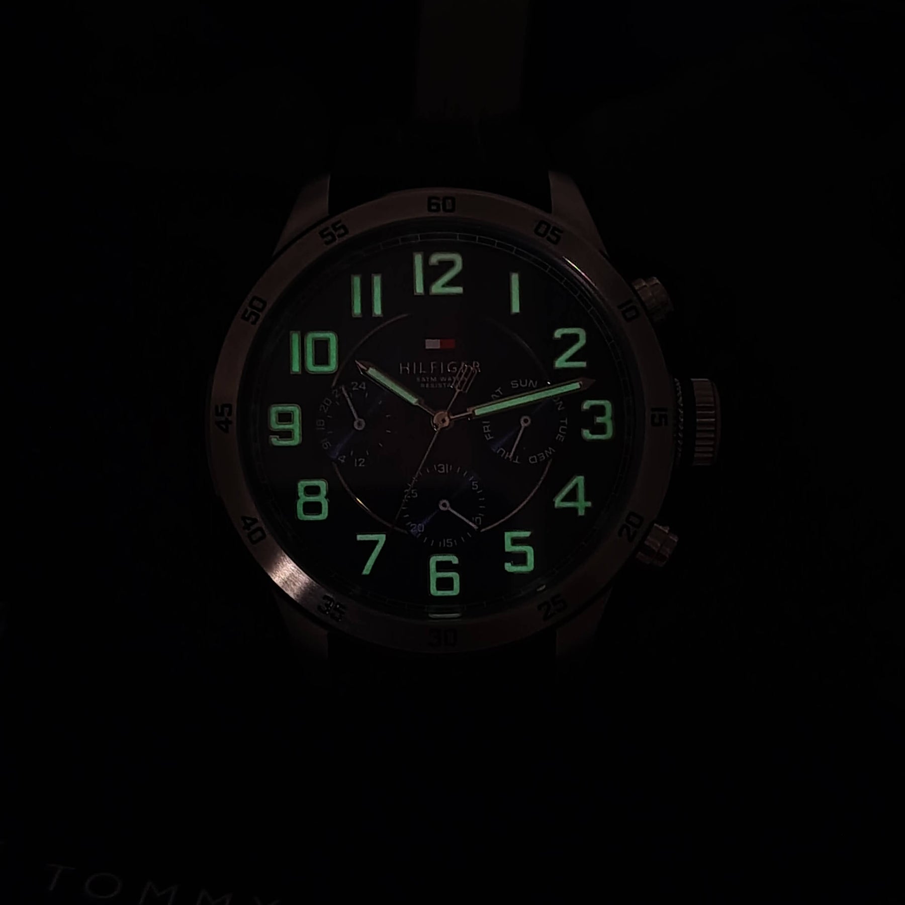 Tommy Hilfiger – Original - Cosmo graph  – Leather Strap – 46mm - Men's Watch.