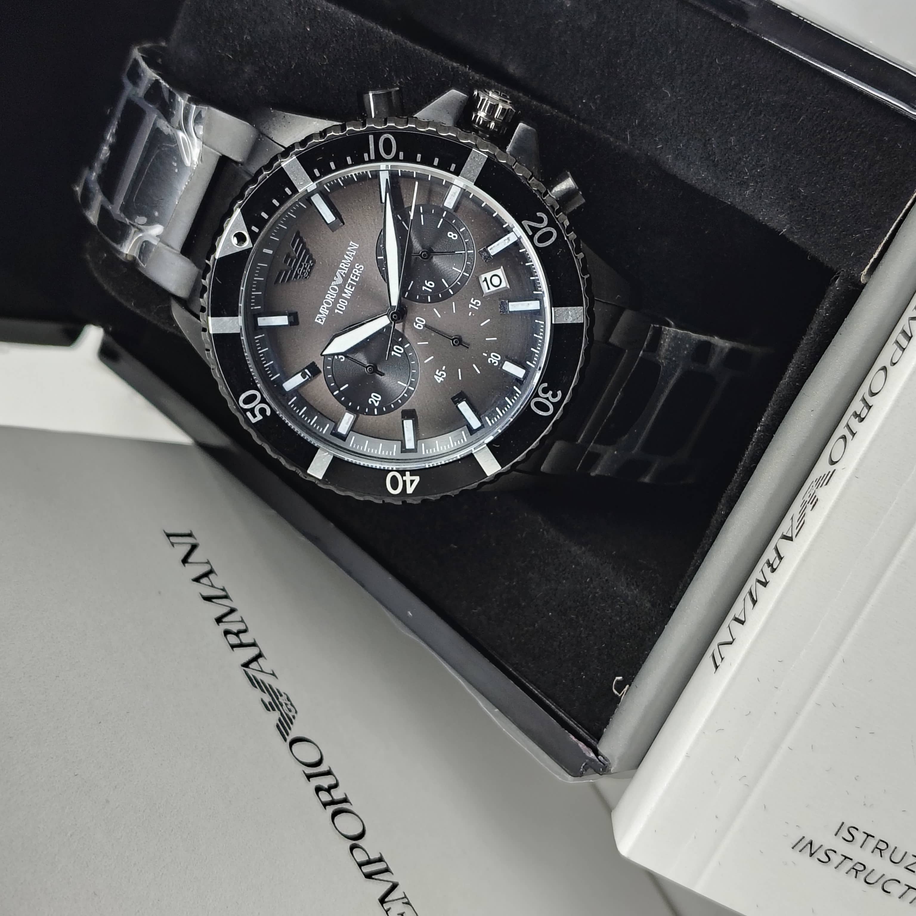 新品 EMPORIO ARMANI サイズ23cm Emporio Armani – Original - AR11363 - Japanese Quartz - 43mm - Men's W
