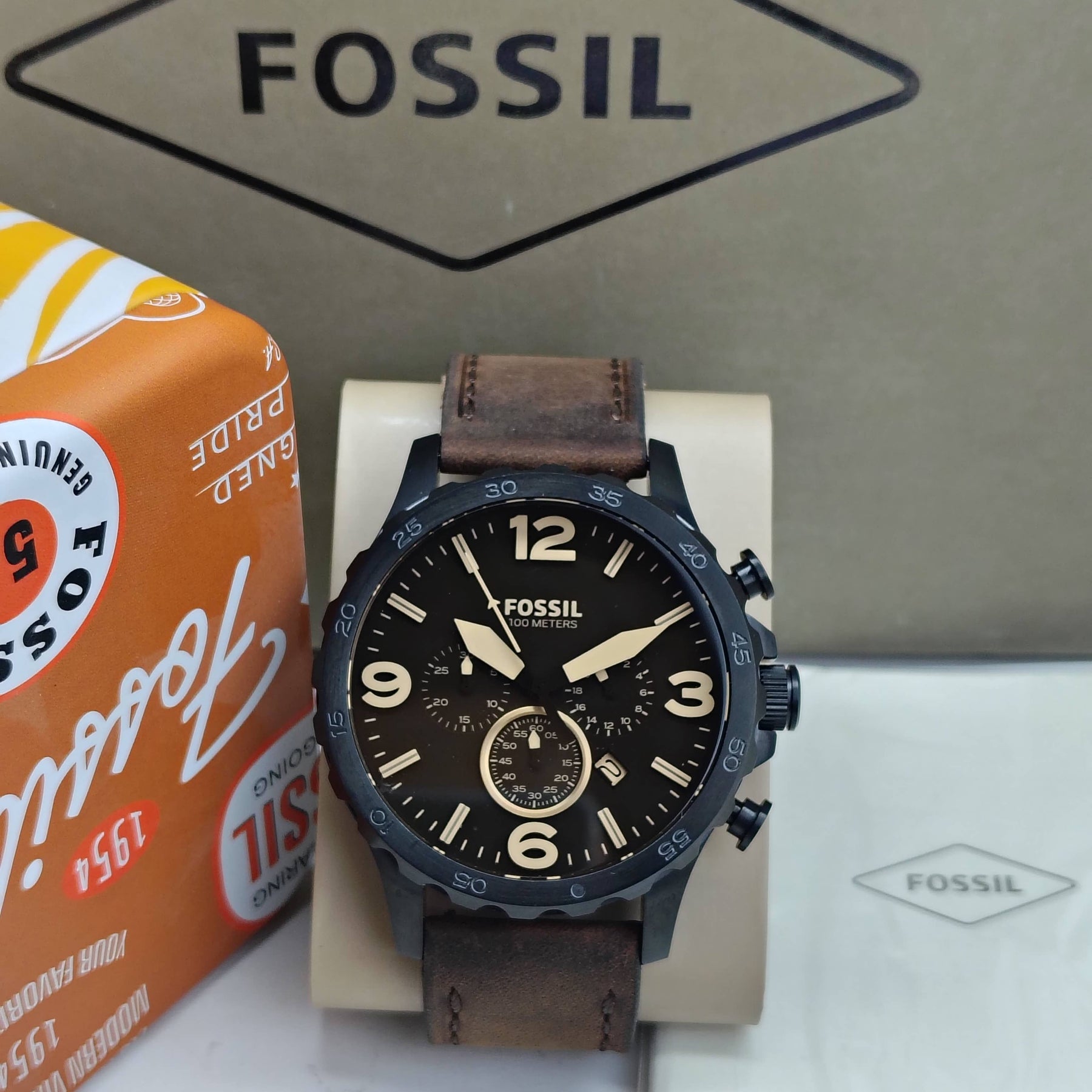 Fossil – Original – JR1487 - Japanese Quartz - 50mm - Men's Watch