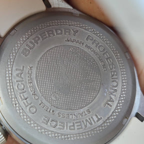 SuperDry - Original - SYG123PW- Japanese Quartz - 44mm - Men's Watch