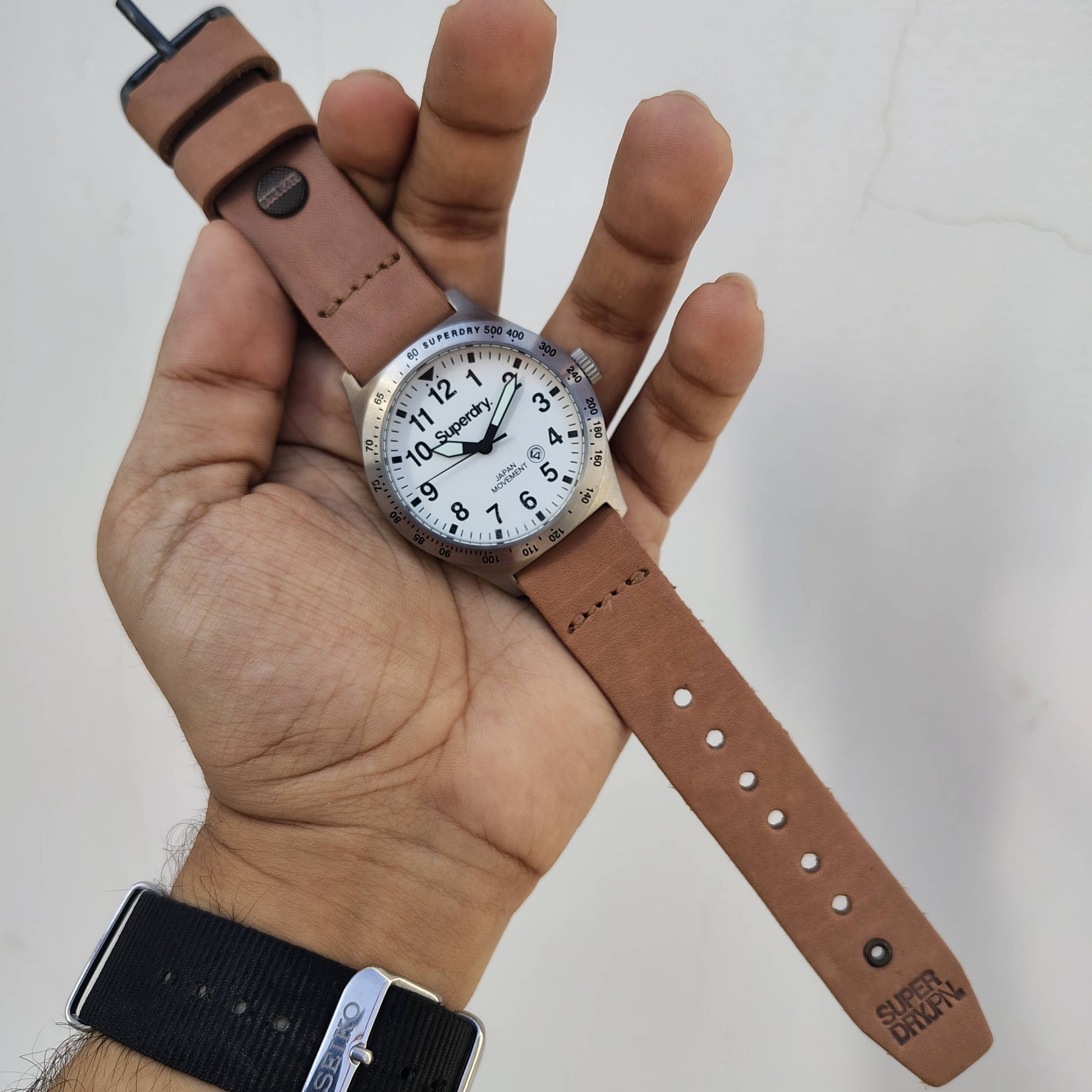 SuperDry - Original - SYG105TW - Japanese Quartz - 44mm - Men's Watch