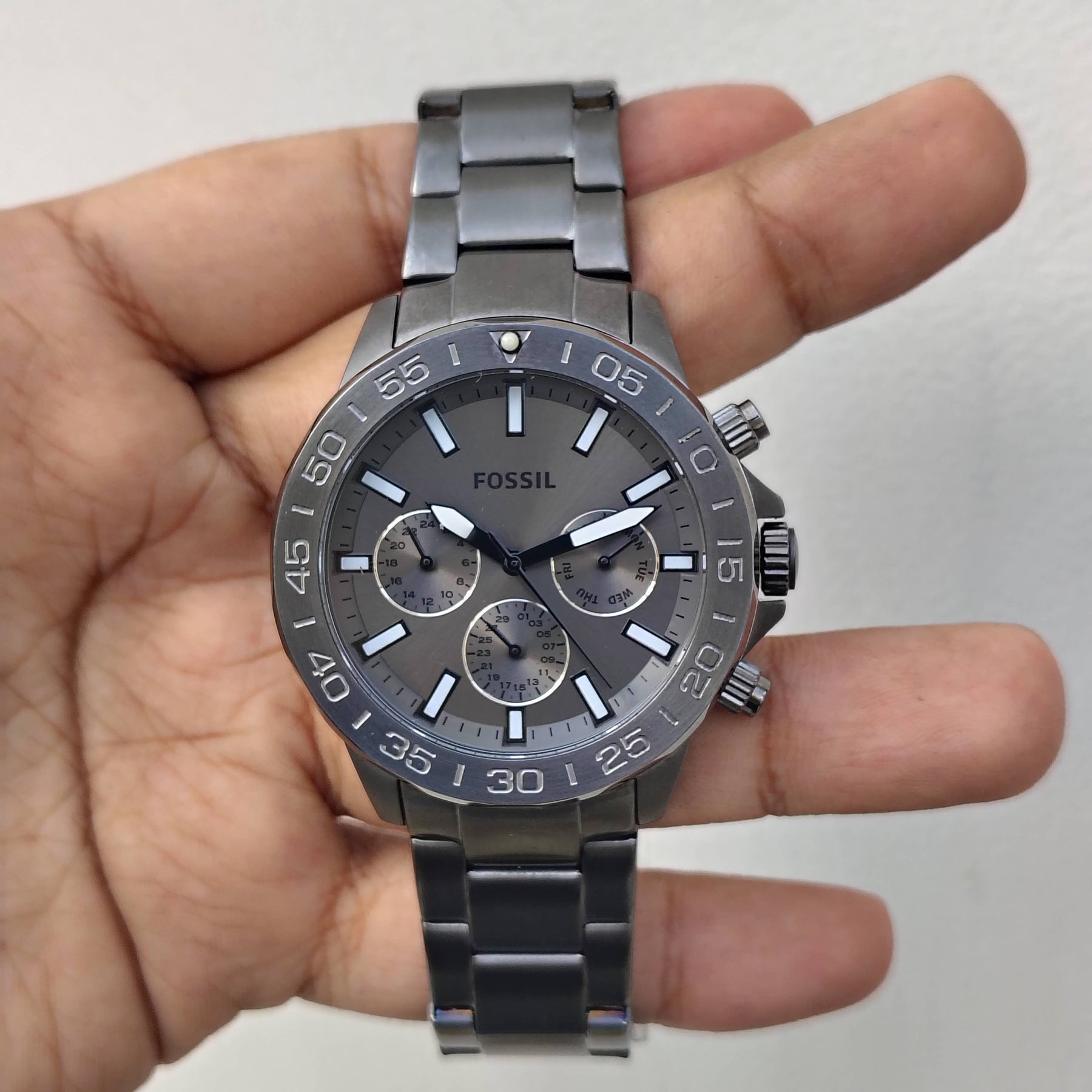 Fossil – Original – BQ2491- Japanese Quartz - 45mm - Men's Watch