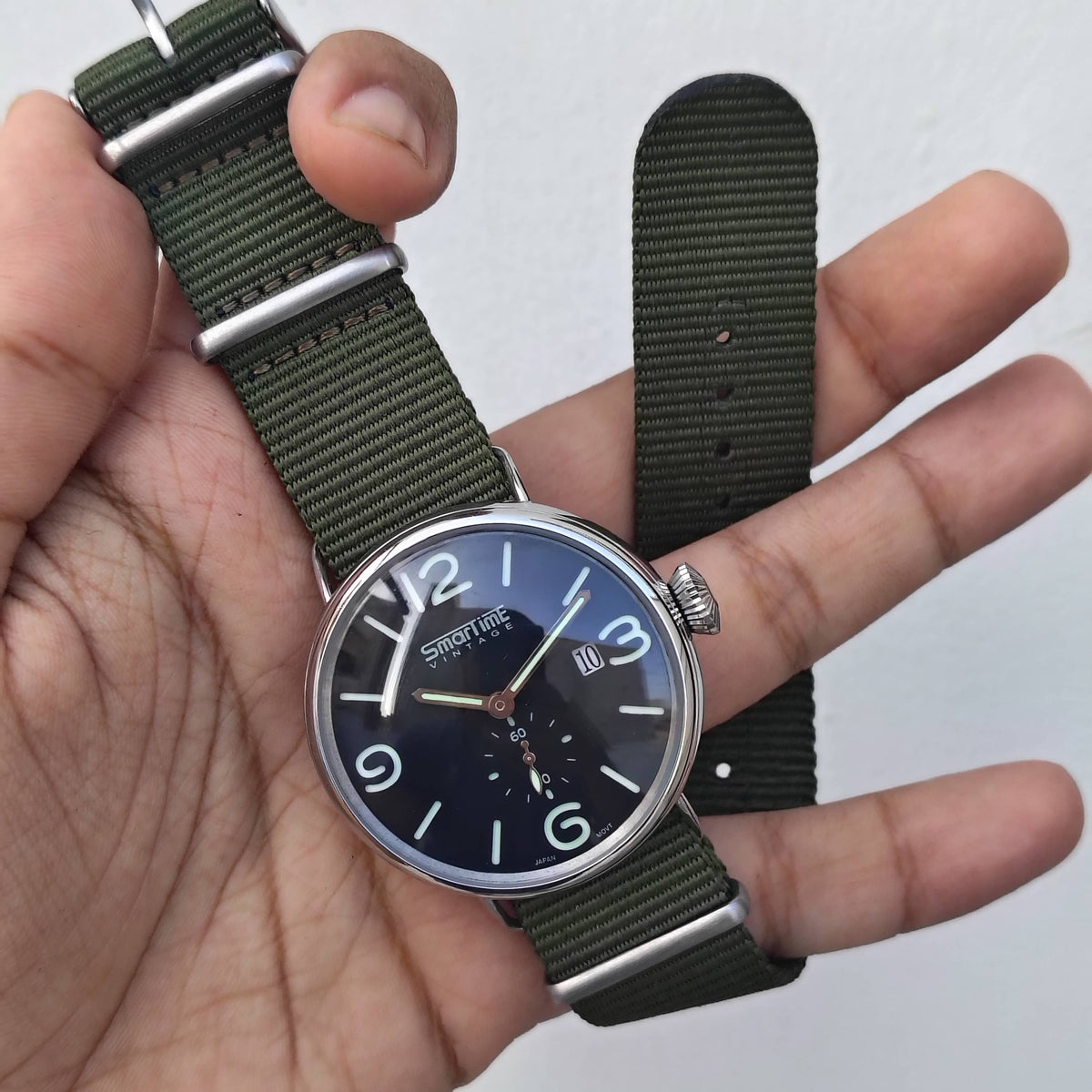 SmarTime Vintage – Original – Japanese Quartz Movement - 43/44mm - Men's Watch