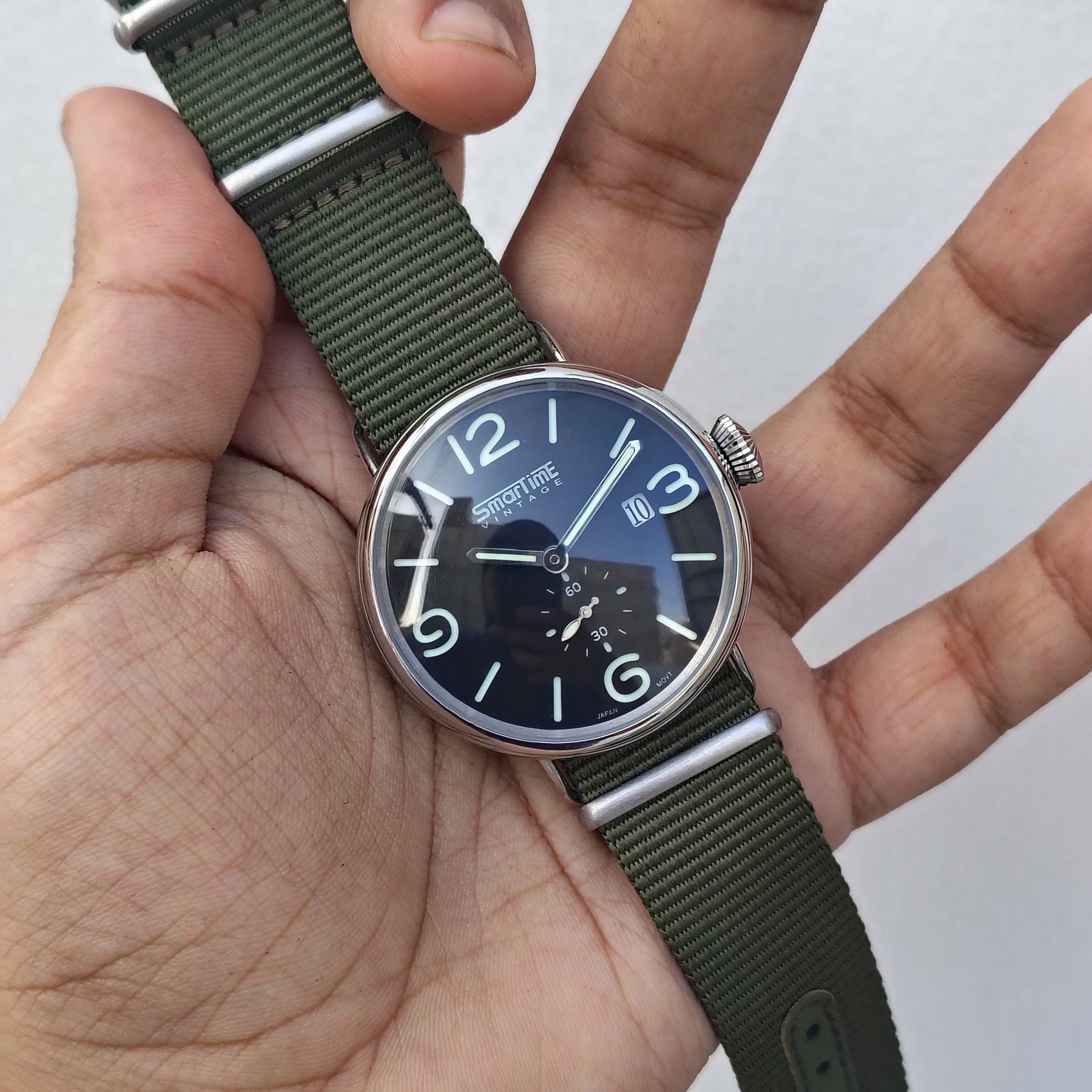 SmarTime Vintage – Original – Japanese Quartz Movement - 43/44mm - Men's Watch