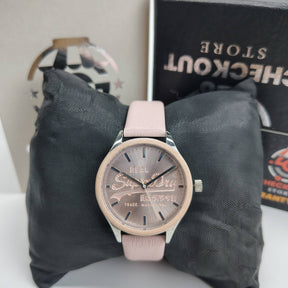 Super Dry - Original - Leather Strap - Quartz - 36mm - Women's Watch