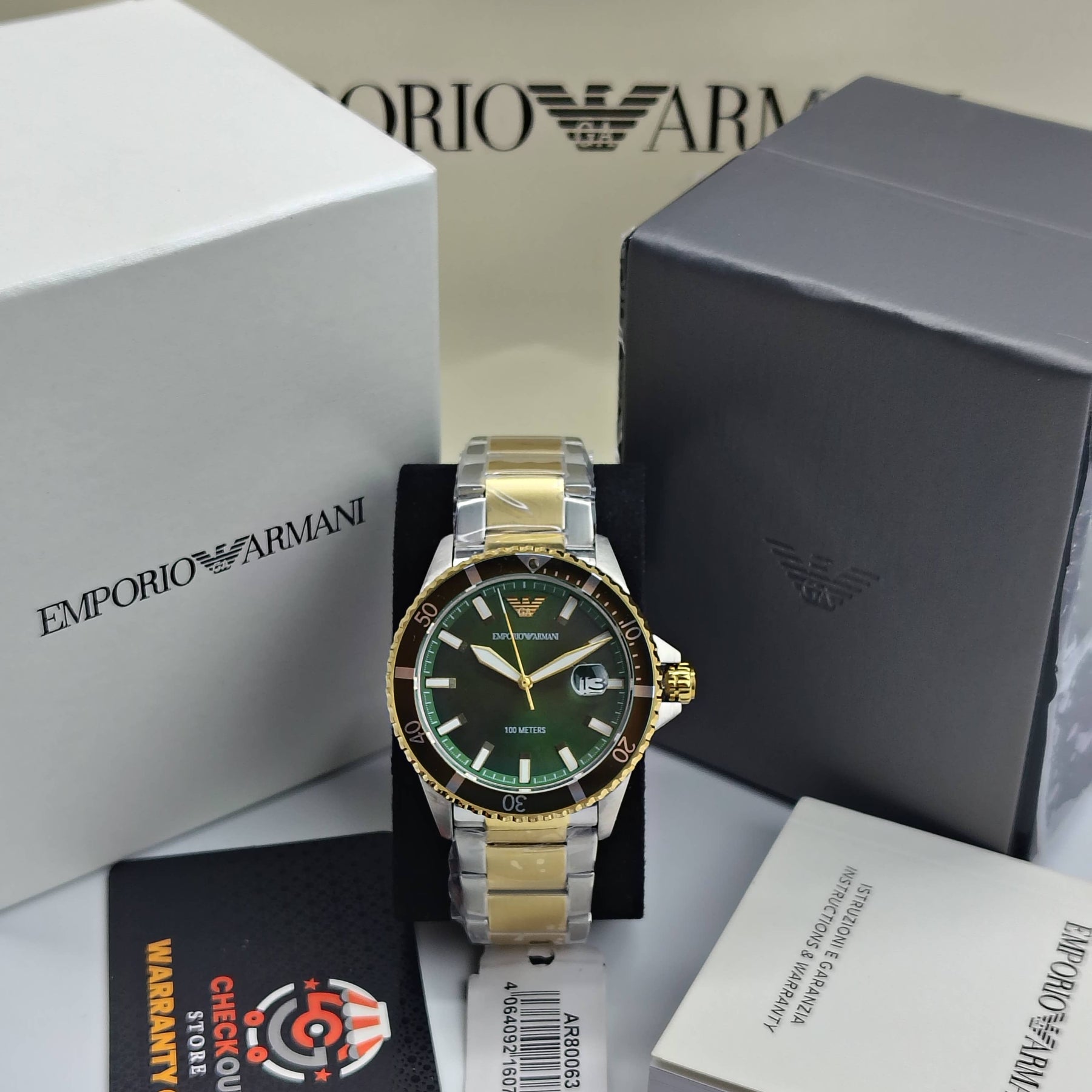 Emporio Armani – Original/With Tag – AR80063 - 42mm - Men's Watch