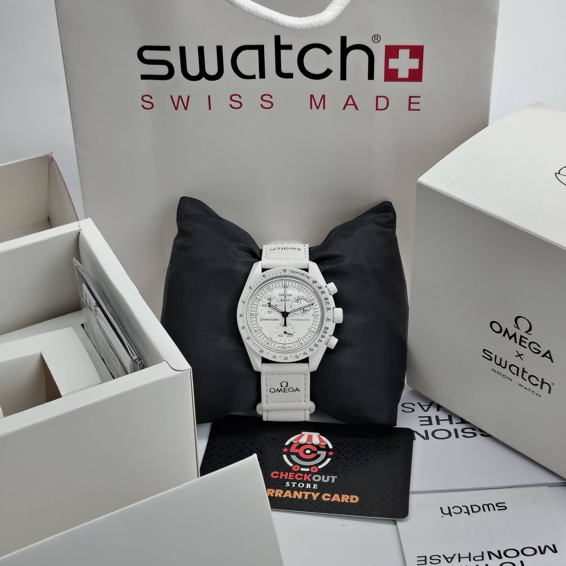 Omega x Swatch - Snoopy Edition - Master Quality - Chrono Graph - 42mm Dial Size - Men's Watch