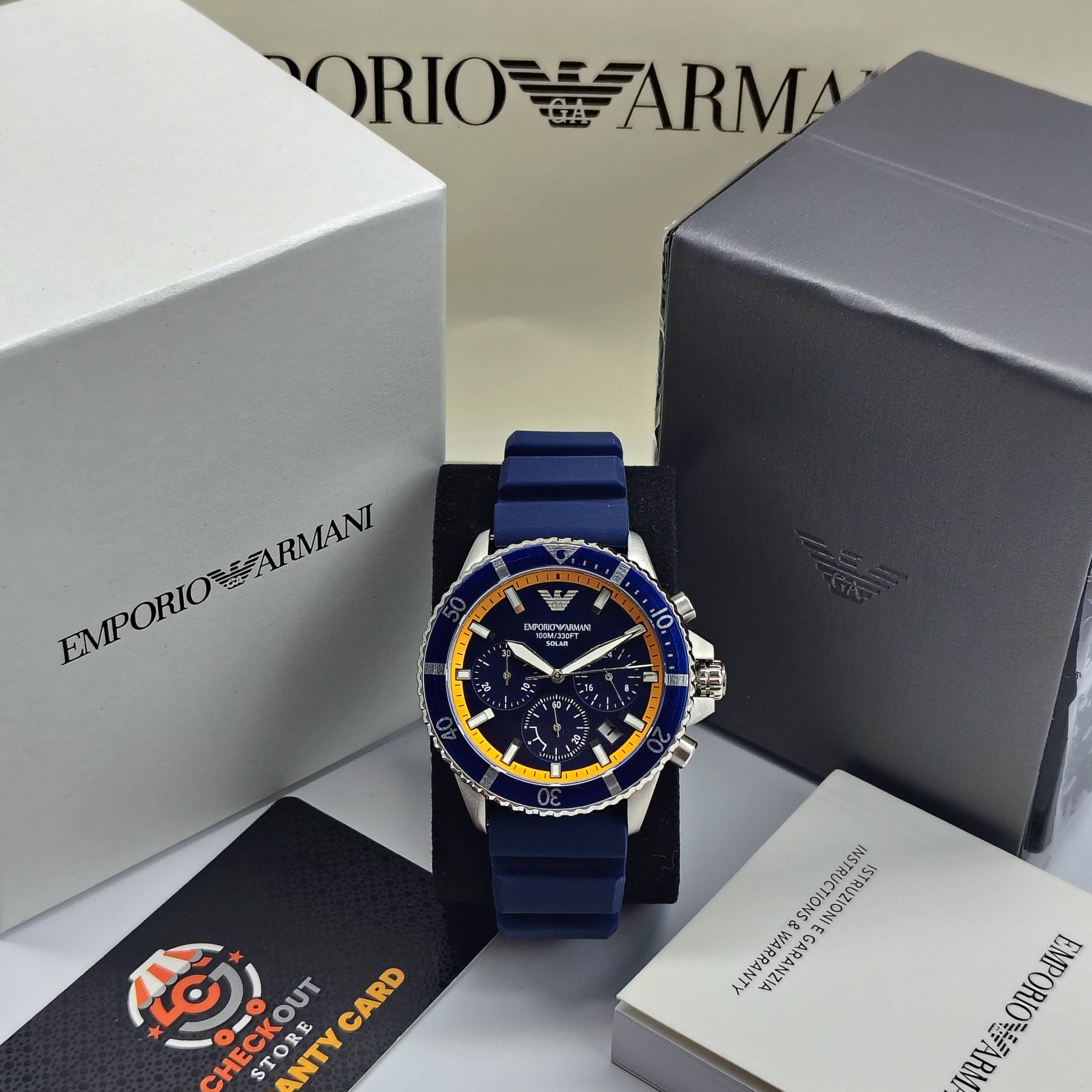 Emporio Armani Solar – Original/With Tag – AR11696 - 43mm - Men's Watch