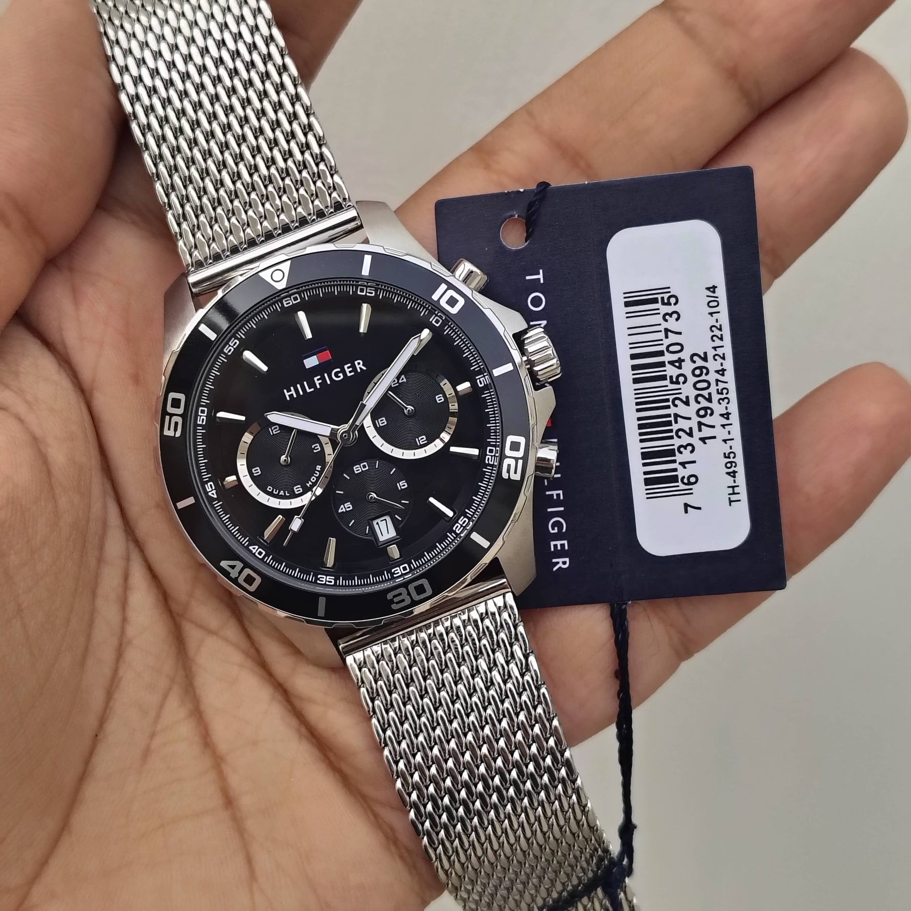 Tommy Hilfiger – Original/With Tag - 1792092 - Chronograph – 43mm - Men's Watch.