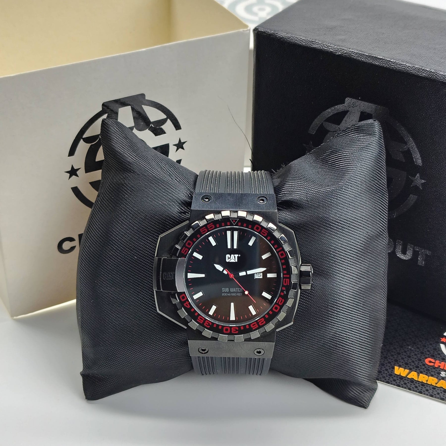 CATERPILLAR - Original - D4 161 - Water Proof/Diver - 44mm - Men's Watch