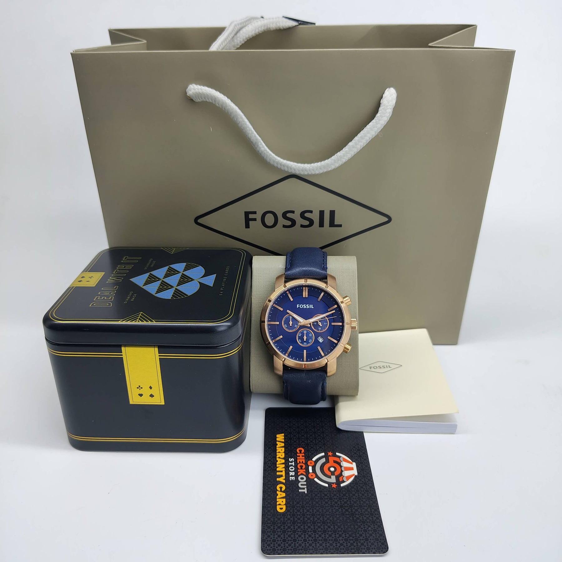 Fossil – Original – BQ2134 - Japanese Quartz - 45mm - Men's Watch