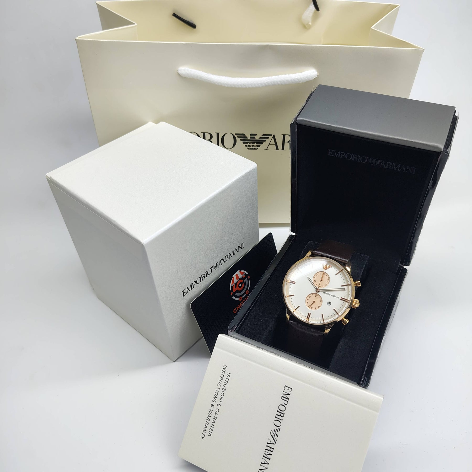 Emporio Armani – Original – AR0398 - 43mm - Men's Watch