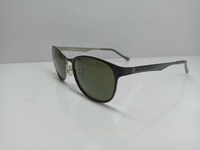 Time Zone - SG61 - Oval - Black/Green - Metal - Budget Sunglass - CHECKOUT