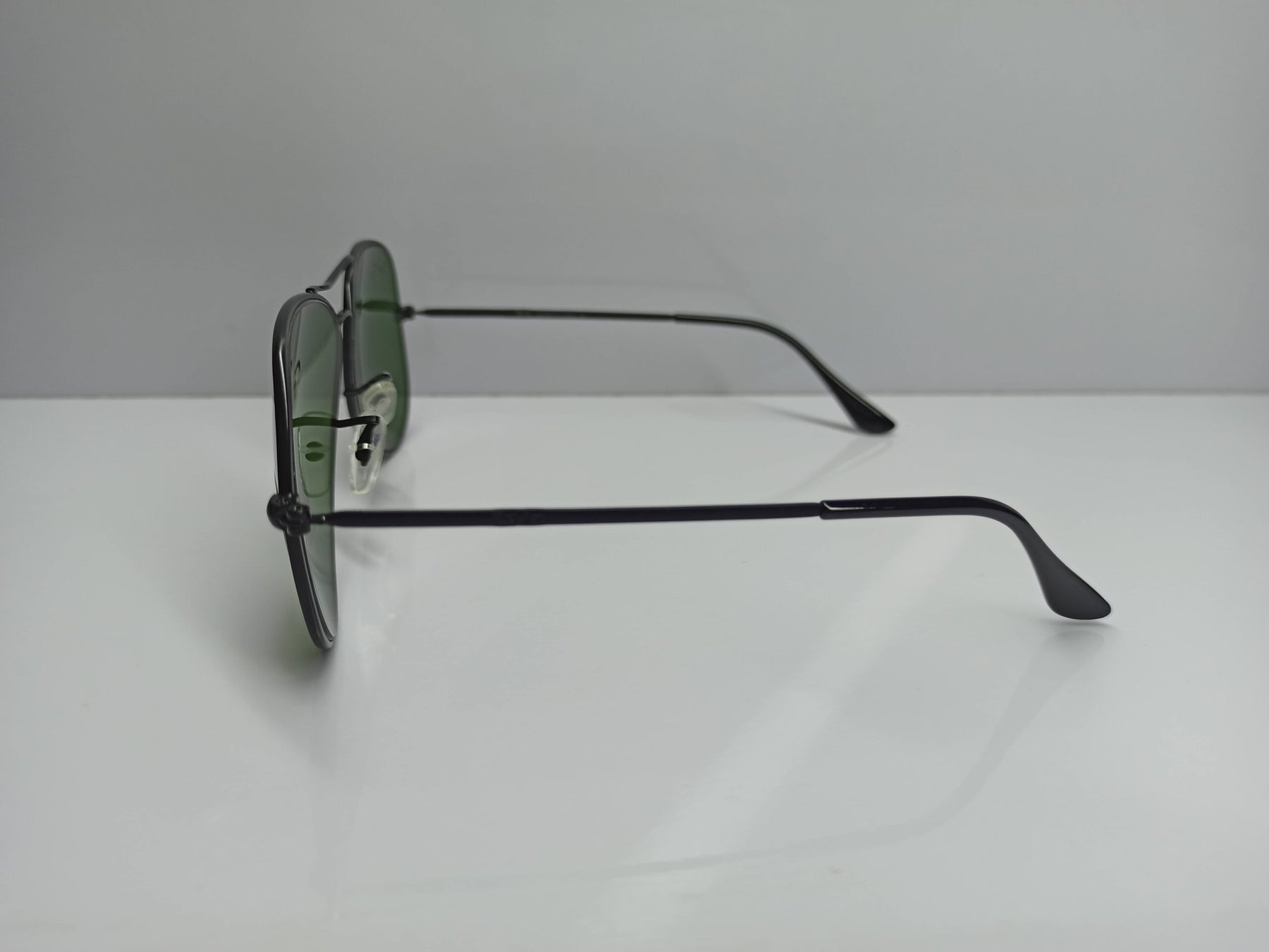 Ray Ban – SG128 – Aviator – Black - Bridge – Glass Lens – Sunglass - CHECKOUT