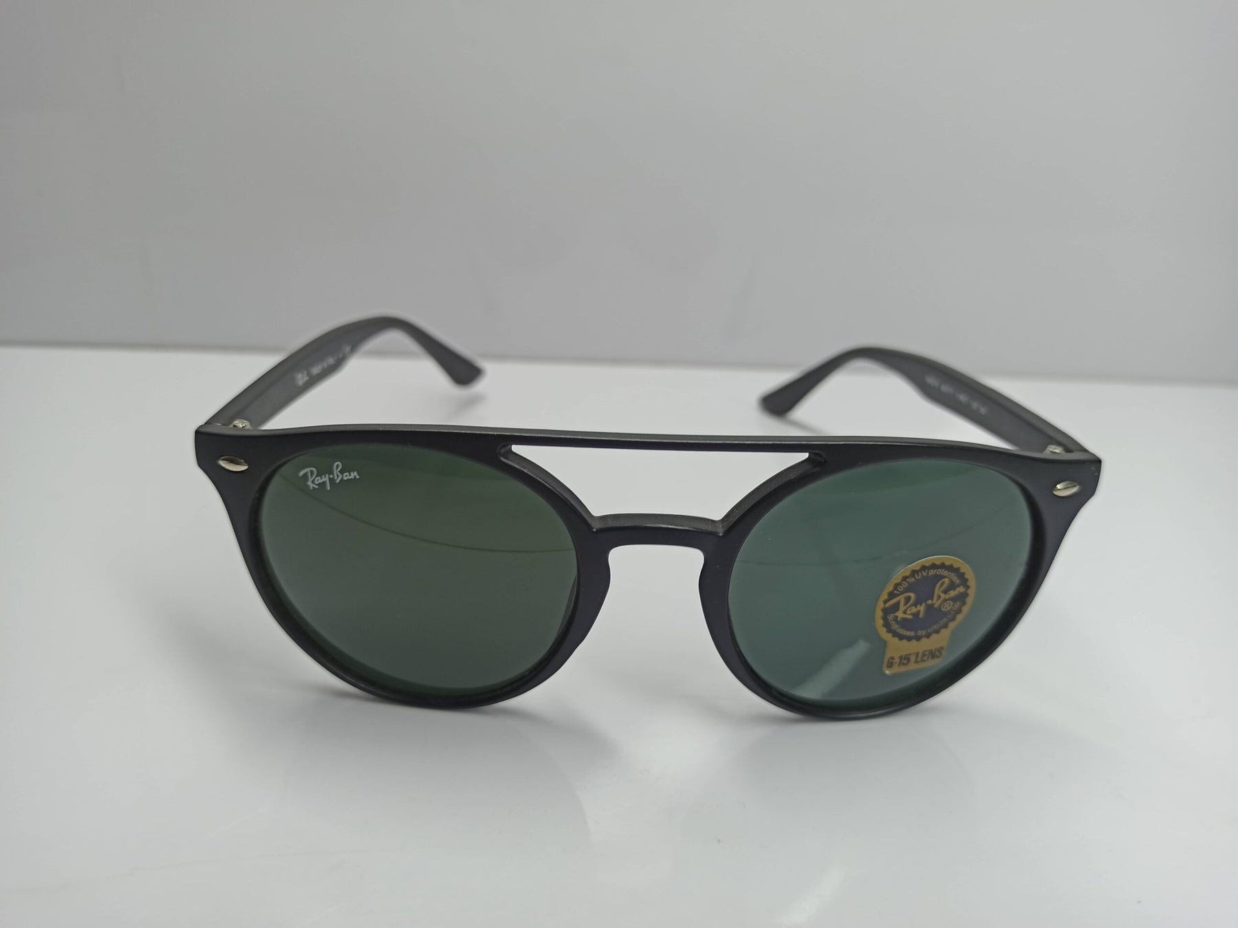 Ray Ban – SG172 – Round – Black - G15 Lens – Sunglass - CHECKOUT